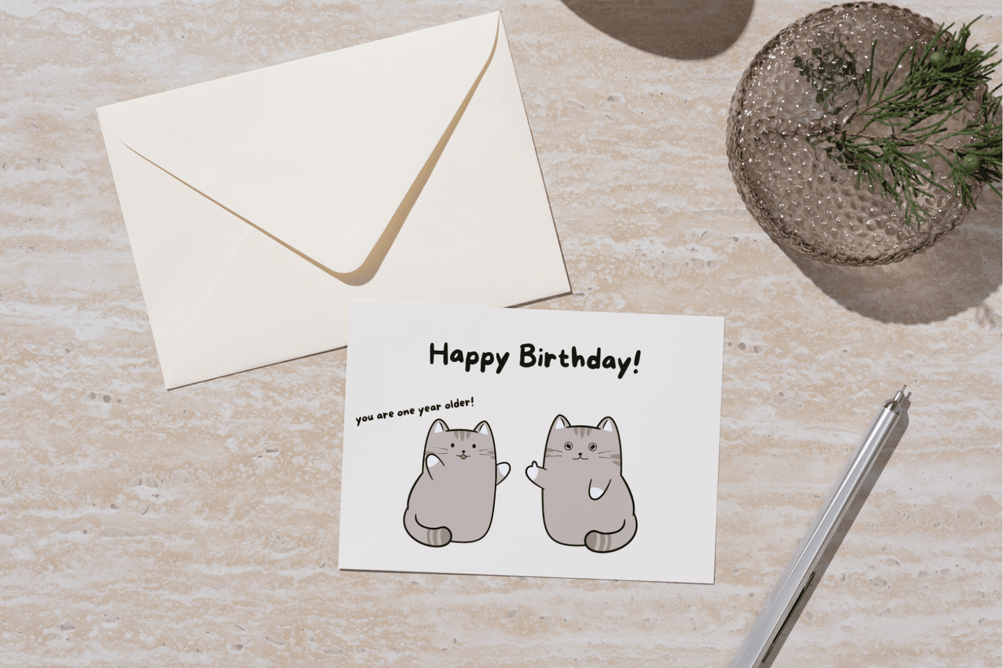 "Happy Birthday!" card by MESA